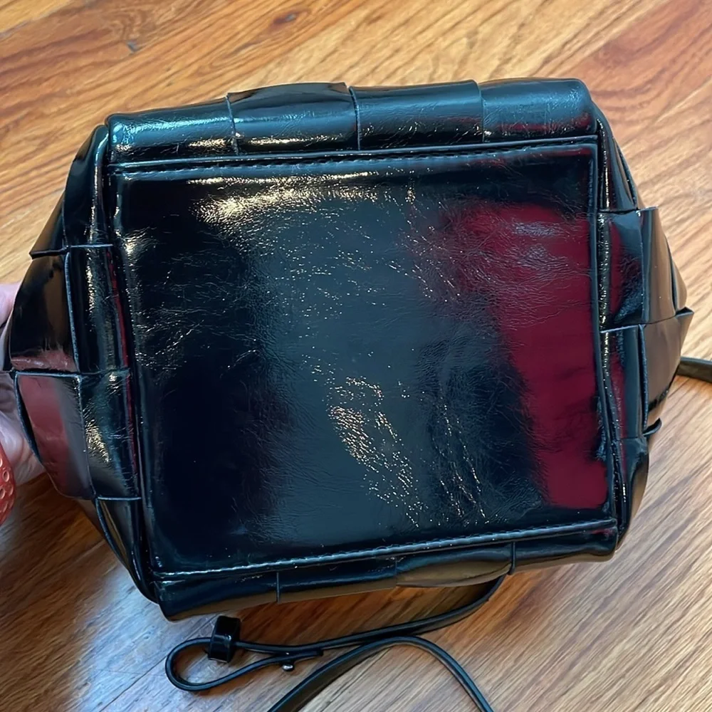 Commense Black Bucket Bag Hobo‎ Y2K Handbag